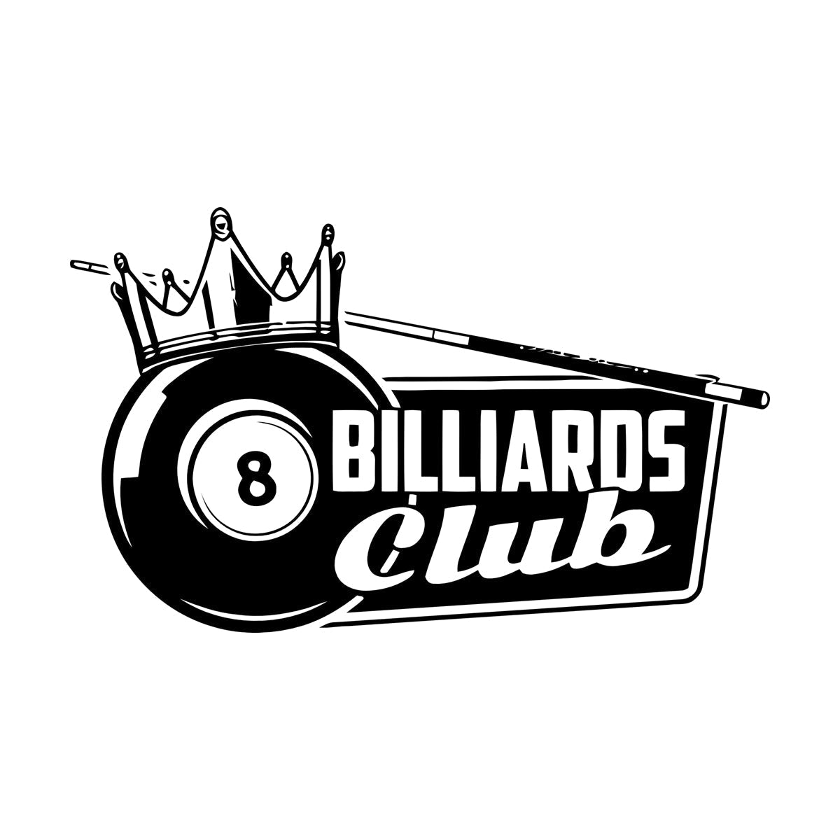 Wall Decals Pvc Billiards Club Crown King Hobbies Sports Leisure Room Tattoo Culture