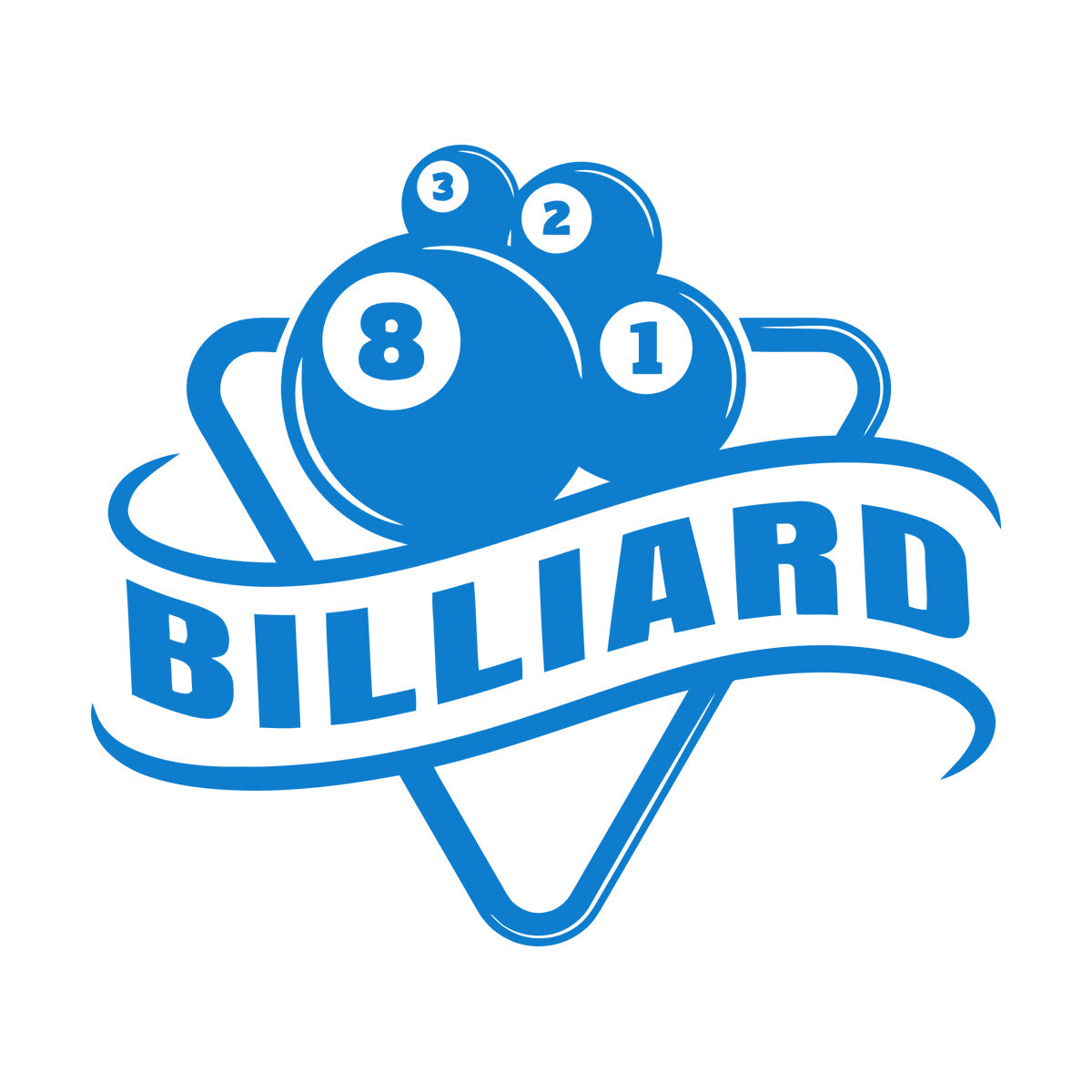 Wall Decals Billiards Sports League Table Pool Club Logo Multi Color Selection