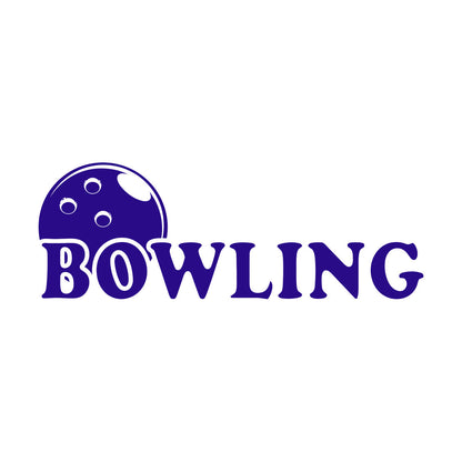 Engraving Decals Bowling Club Sport Entertainment Center Easy Installation