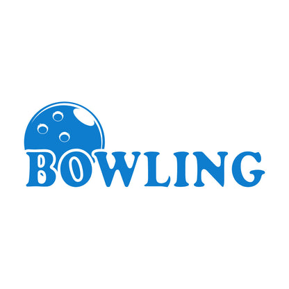 Engraving Decals Bowling Club Sport Entertainment Center Easy Installation
