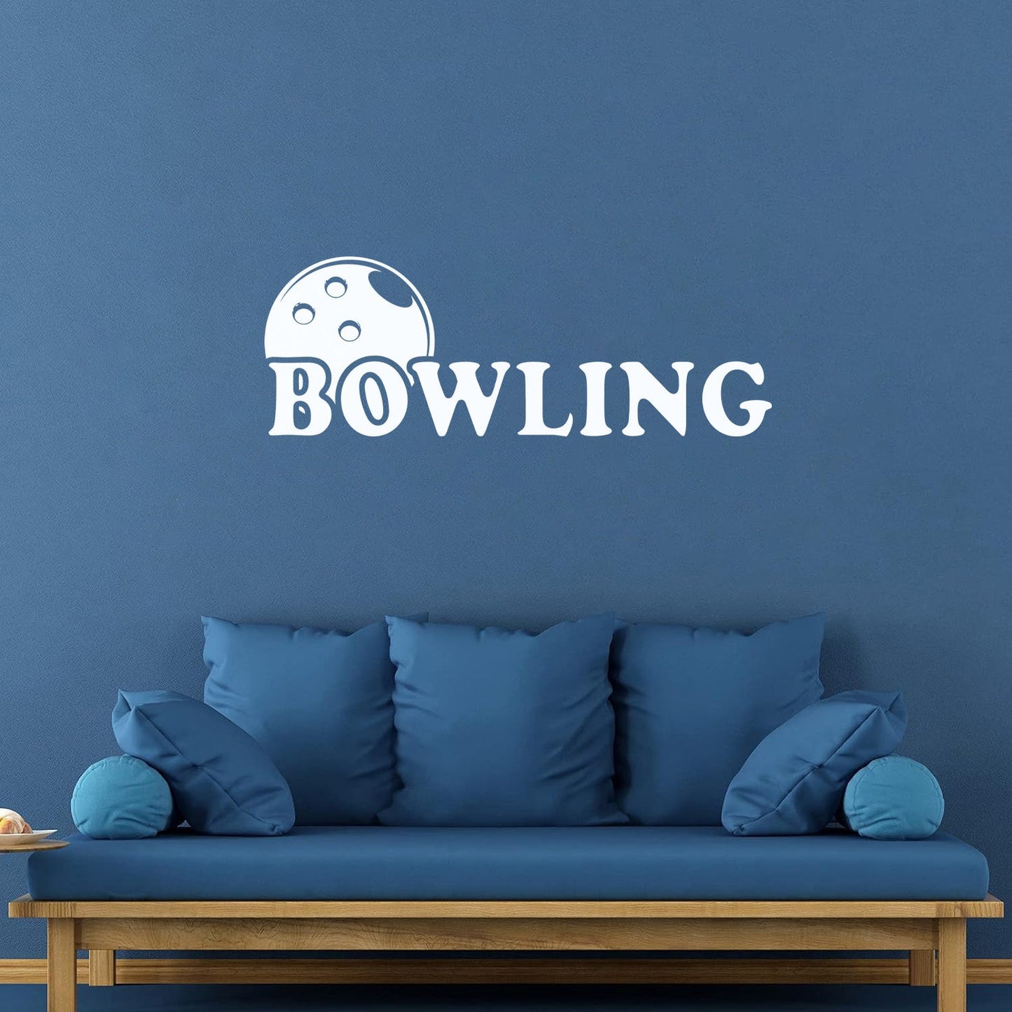 Engraving Decals Bowling Club Sport Entertainment Center Easy Installation