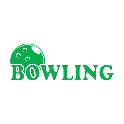 Engraving Decals Bowling Club Sport Entertainment Center Easy Installation