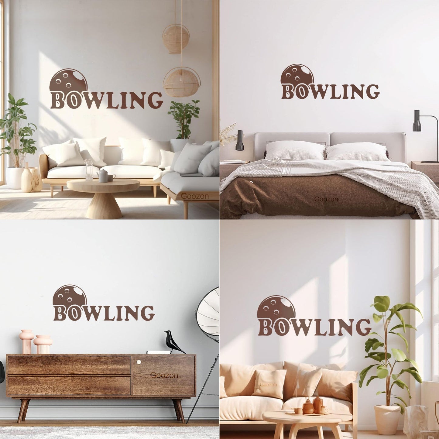 Engraving Decals Bowling Club Sport Entertainment Center Easy Installation