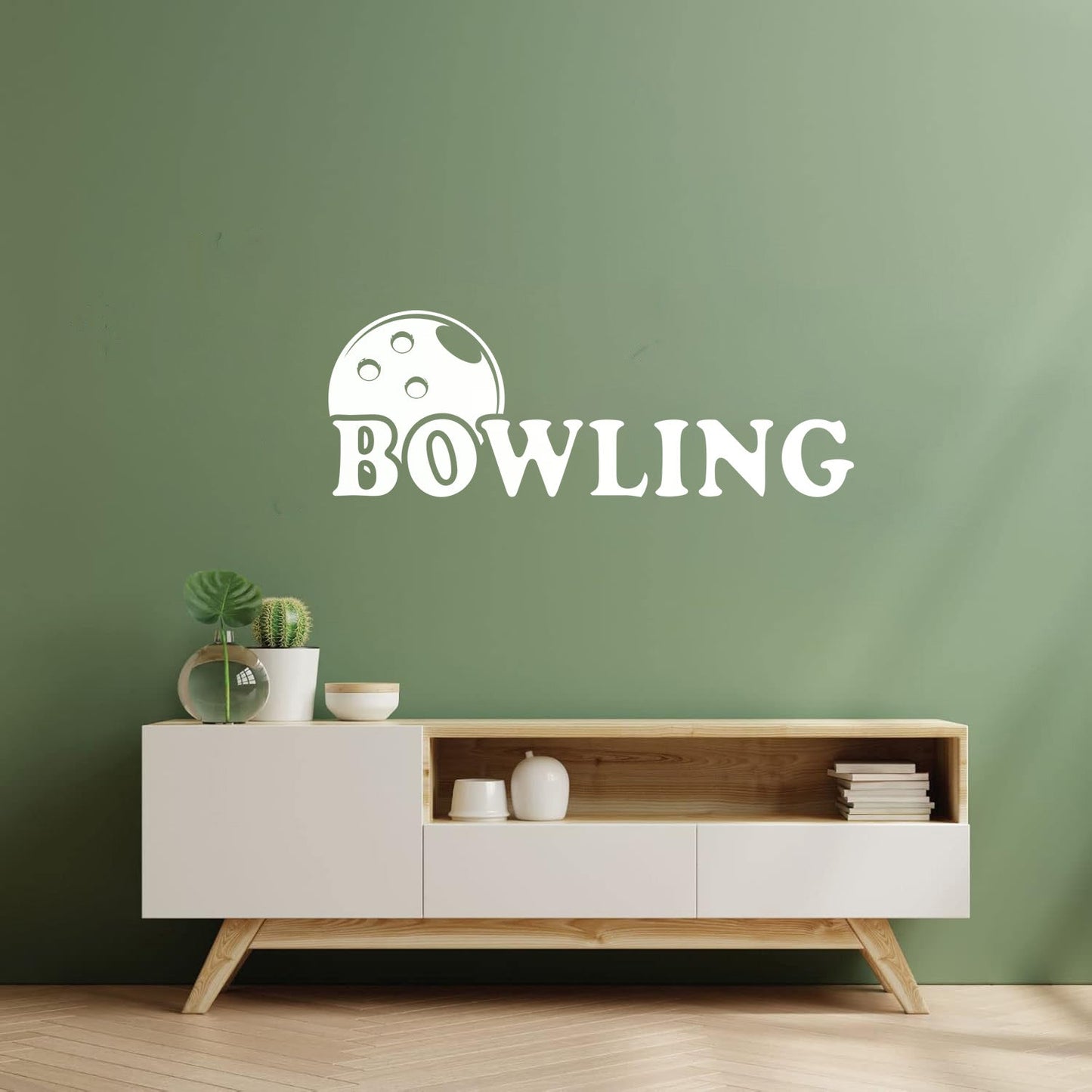 Engraving Decals Bowling Club Sport Entertainment Center Easy Installation