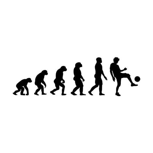 Boy Teen Evolution Soccer Player Sports Mural And Wall Vinyl Decal Art Mural Painting