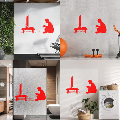 Wall Stickers Paster Paper Boy Video Game Joystick Tv Game Multiple Size Options