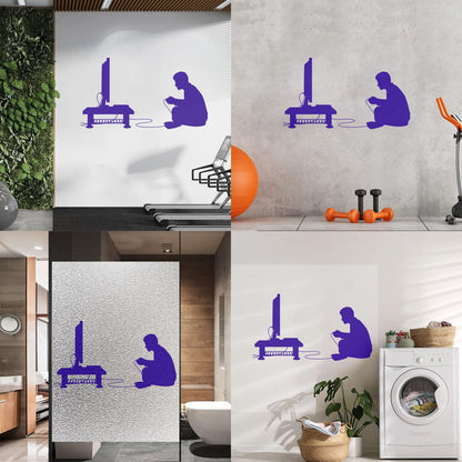 Wall Stickers Paster Paper Boy Video Game Joystick Tv Game Multiple Size Options