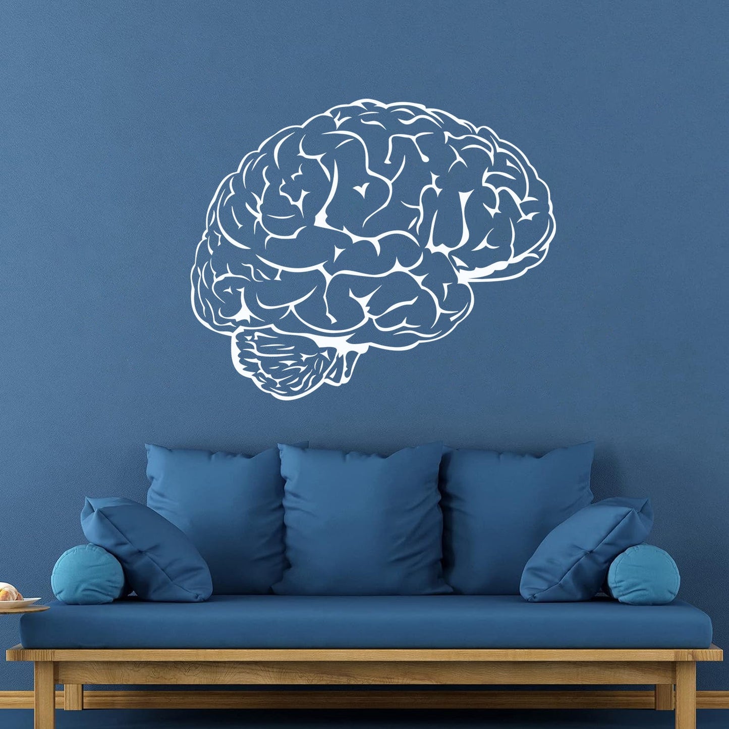 Fine Carving Stickers Brain Mind Anatomy Intellect Science Medicine Doctor It Won'T Fall Off