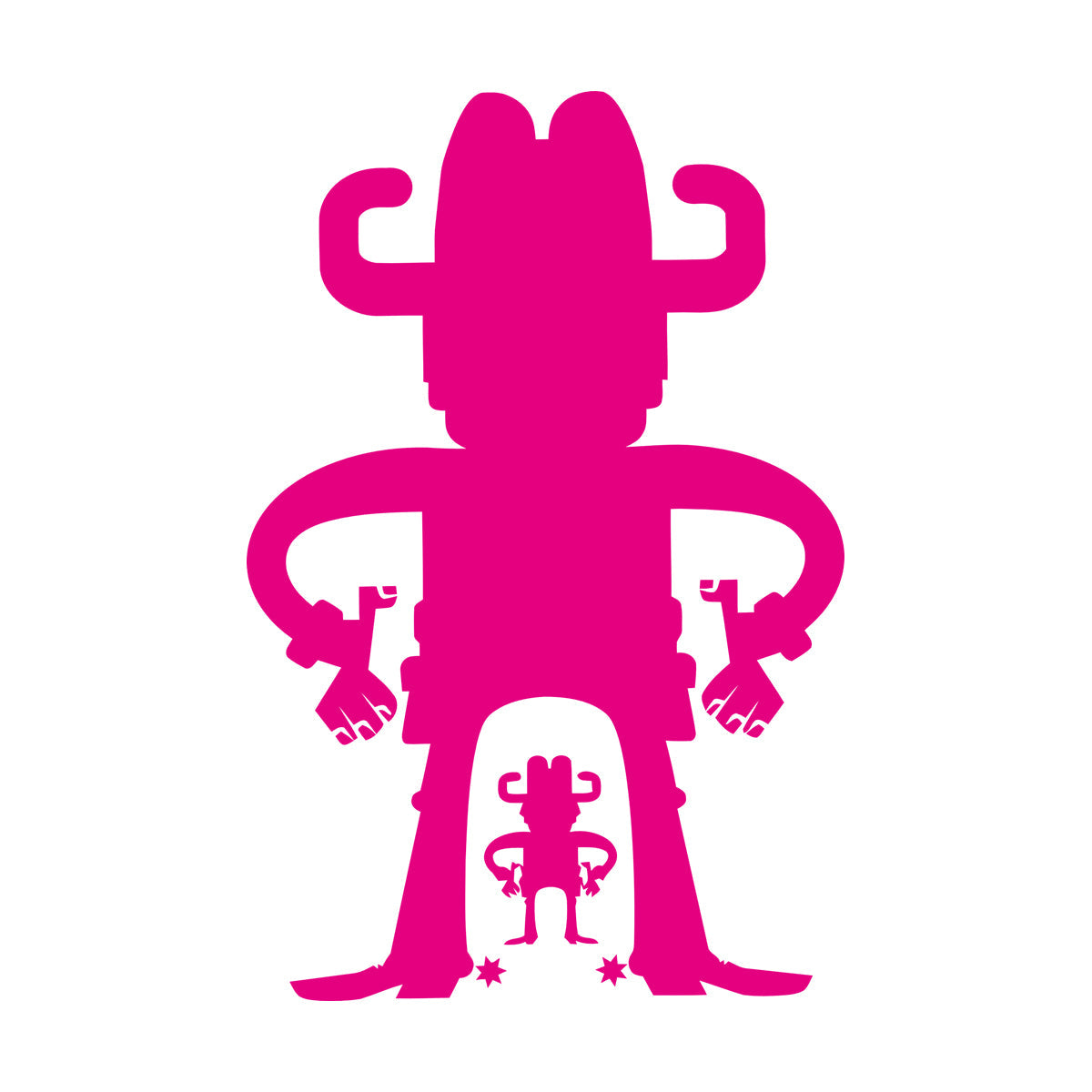 Vinyl Art Sticker Cartoon Cowboys Wild West Western Boys Art Decoration