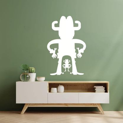 Vinyl Art Sticker Cartoon Cowboys Wild West Western Boys Art Decoration