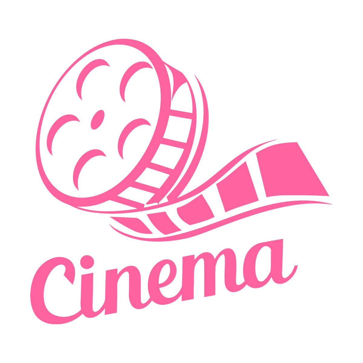 Cinema Movie Spool House Wall Stickers Paster Paper Equipped With Transfer Film Kit