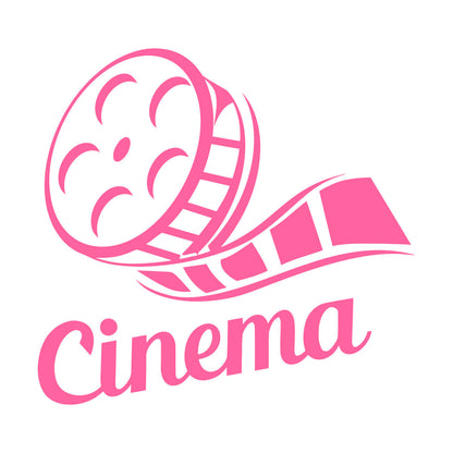 Cinema Movie Spool House Wall Stickers Paster Paper Equipped With Transfer Film Kit