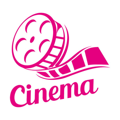 Cinema Movie Spool House Wall Stickers Paster Paper Equipped With Transfer Film Kit