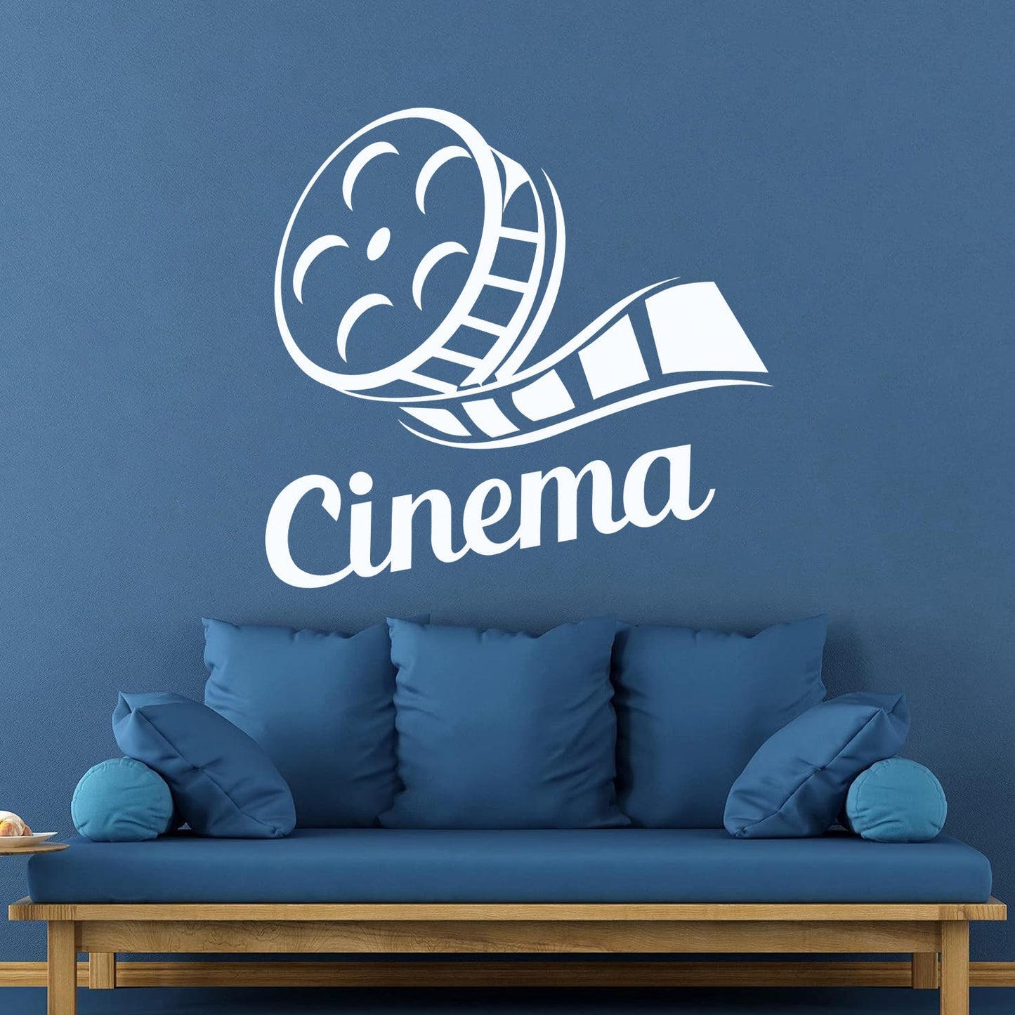 Cinema Movie Spool House Wall Stickers Paster Paper Equipped With Transfer Film Kit