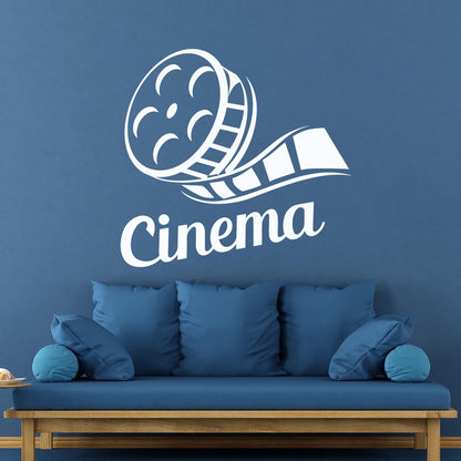 Cinema Movie Spool House Wall Stickers Paster Paper Equipped With Transfer Film Kit