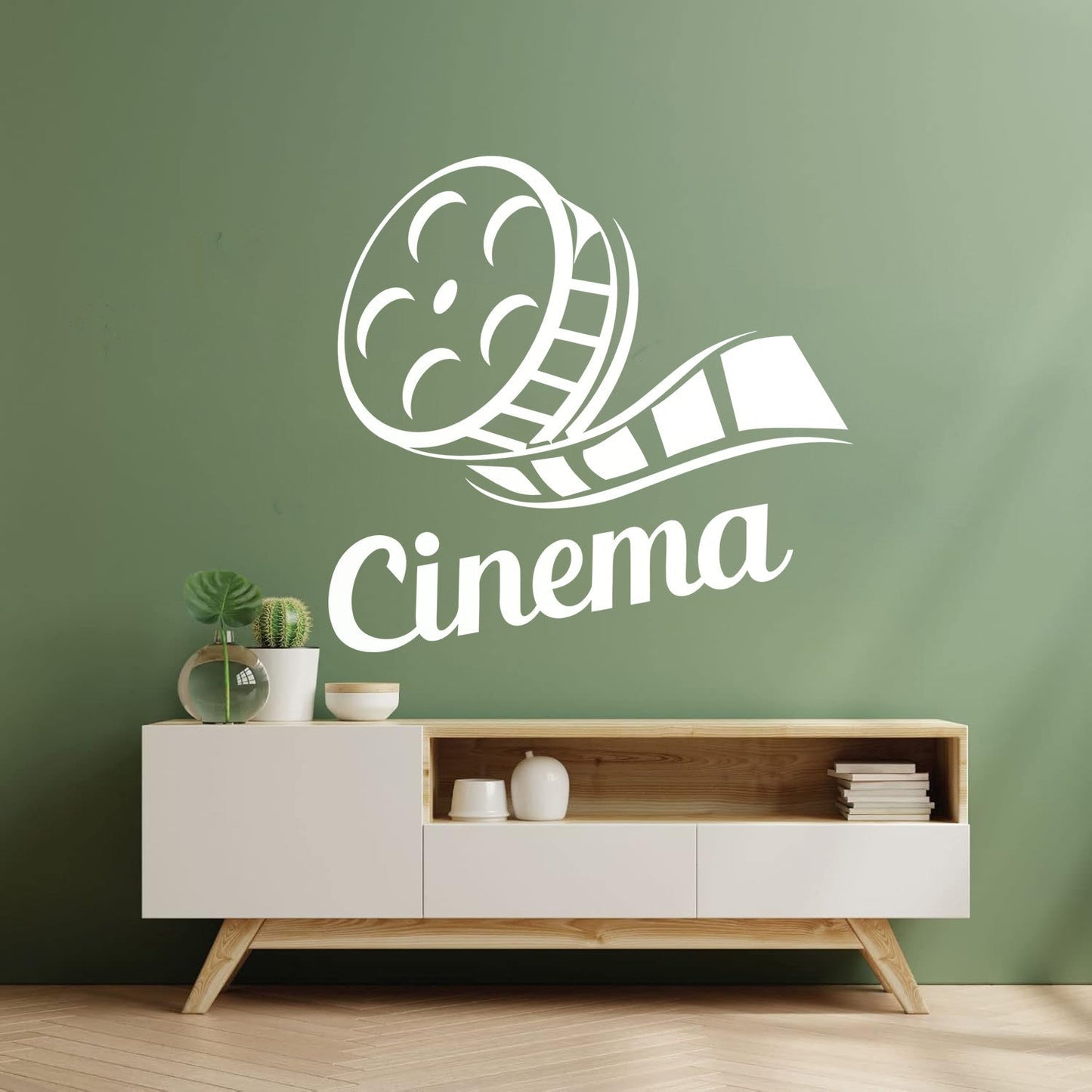 Cinema Movie Spool House Wall Stickers Paster Paper Equipped With Transfer Film Kit