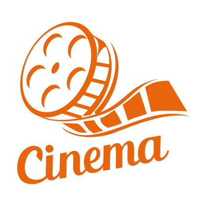 Cinema Movie Spool House Wall Stickers Paster Paper Equipped With Transfer Film Kit