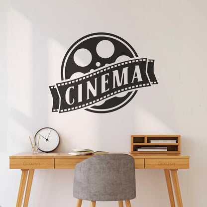 Wall Vinyl Sticker Decor Cinema Films Movie Theatre Tv Easy Installation
