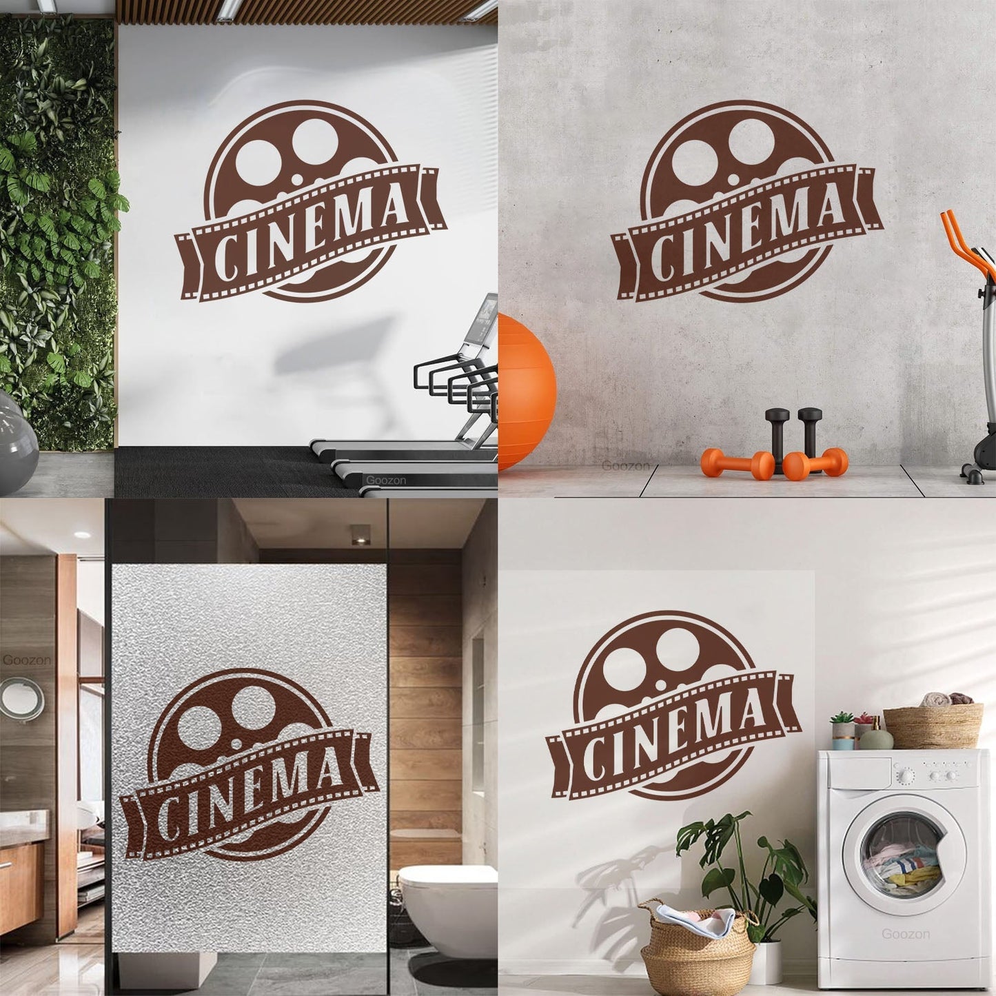 Wall Vinyl Sticker Decor Cinema Films Movie Theatre Tv Easy Installation
