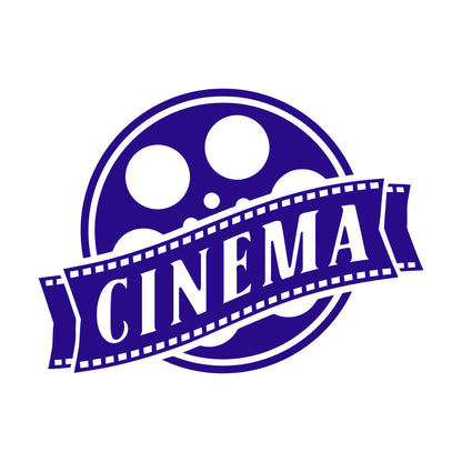 Wall Vinyl Sticker Decor Cinema Films Movie Theatre Tv Easy Installation