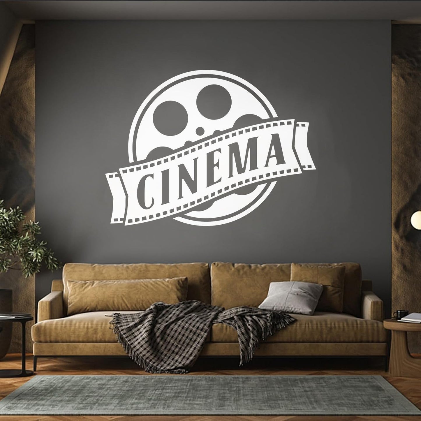 Wall Vinyl Sticker Decor Cinema Films Movie Theatre Tv Easy Installation