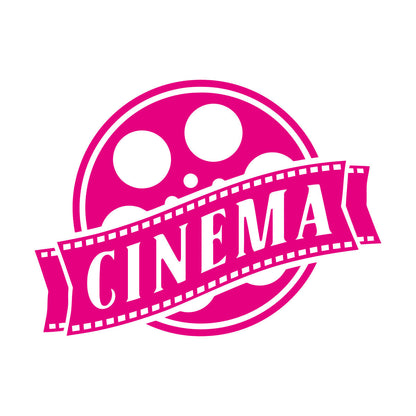 Wall Vinyl Sticker Decor Cinema Films Movie Theatre Tv Easy Installation