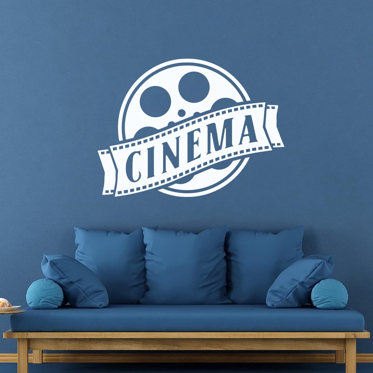 Wall Vinyl Sticker Decor Cinema Films Movie Theatre Tv Easy Installation