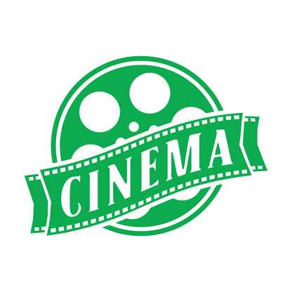 Wall Vinyl Sticker Decor Cinema Films Movie Theatre Tv Easy Installation