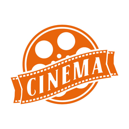 Wall Vinyl Sticker Decor Cinema Films Movie Theatre Tv Easy Installation