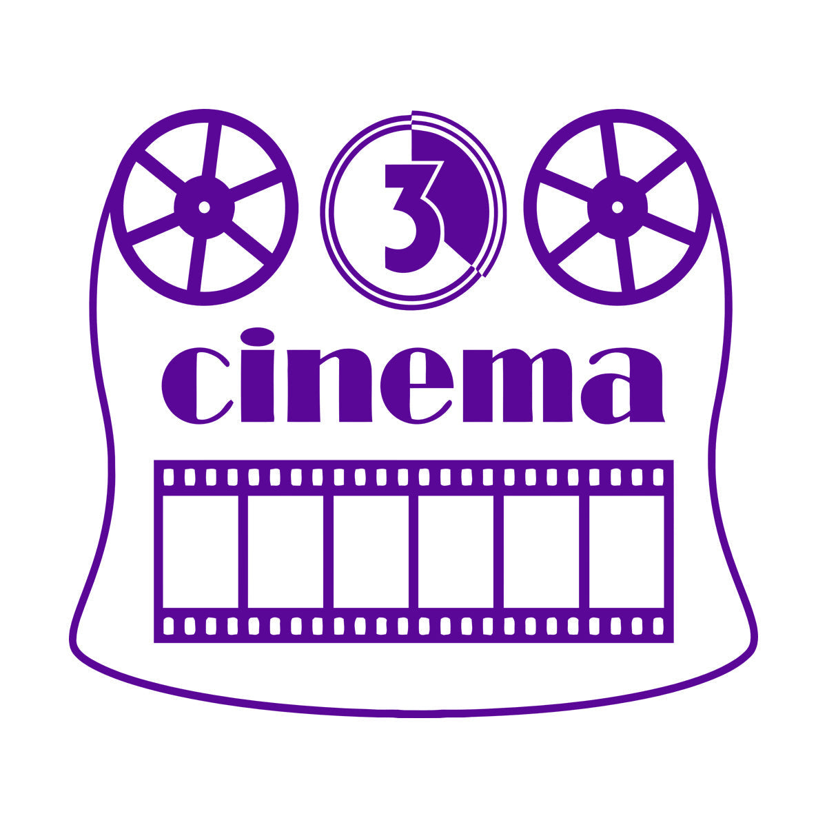 Fine Carving Stickers Cinema Strip Fan Film Movie Theatre Art Mural Painting