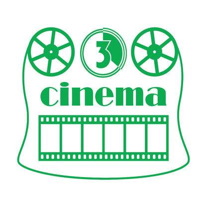 Fine Carving Stickers Cinema Strip Fan Film Movie Theatre Art Mural Painting