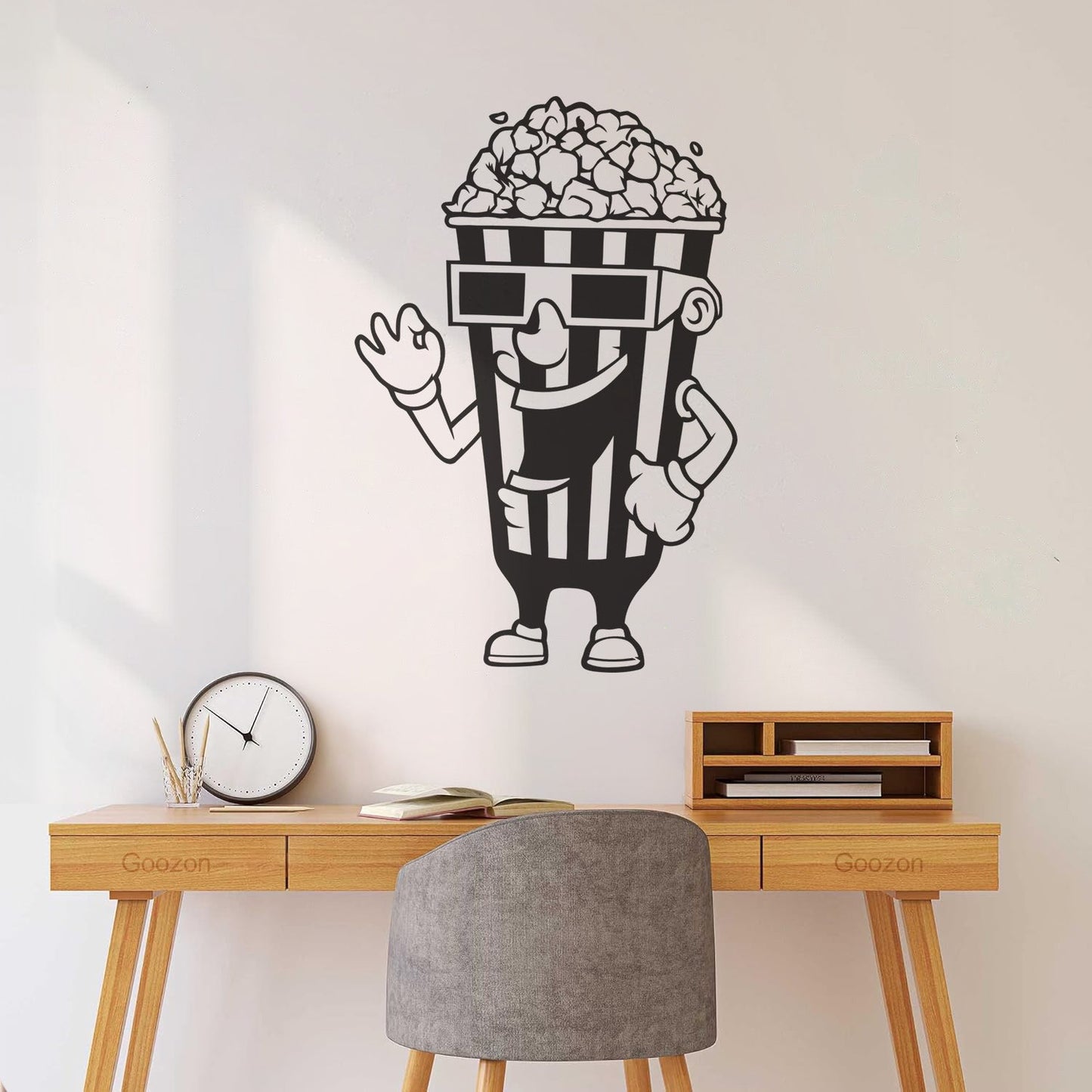 Wall Stickers Cinema Tv Film Movie House Popcorn Multiple Size Options