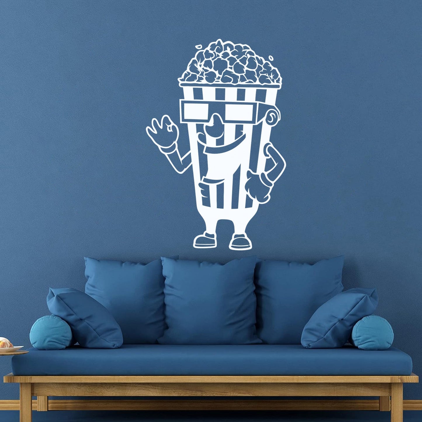 Wall Stickers Cinema Tv Film Movie House Popcorn Multiple Size Options