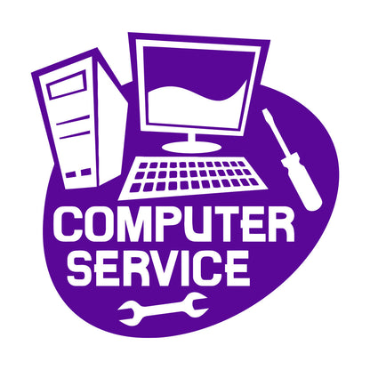 Wall Stickers Paster Paper Computer Service Repair Self Adhesive