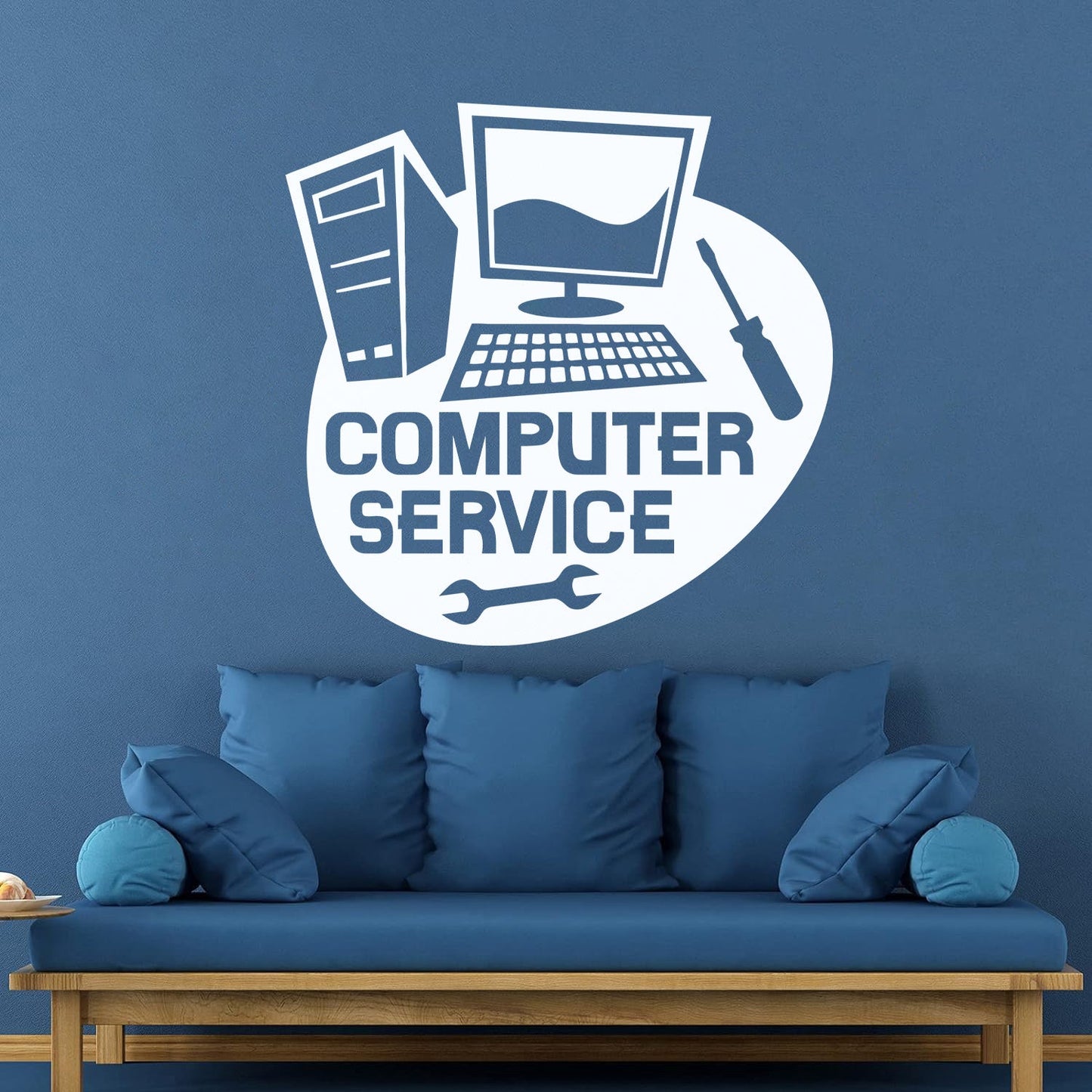 Wall Stickers Paster Paper Computer Service Repair Self Adhesive