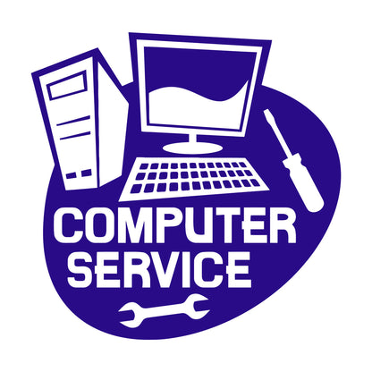 Wall Stickers Paster Paper Computer Service Repair Self Adhesive