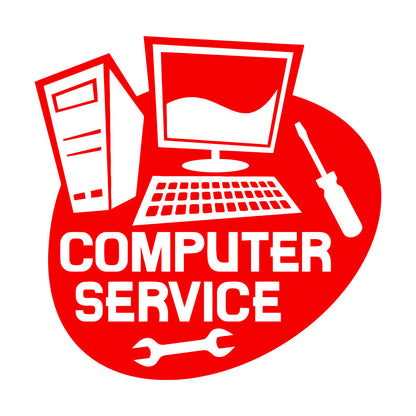 Wall Stickers Paster Paper Computer Service Repair Self Adhesive