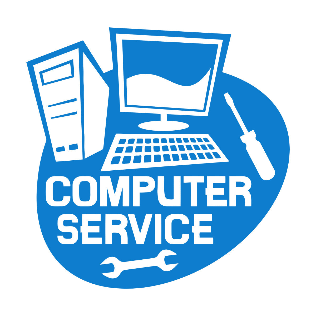 Wall Stickers Paster Paper Computer Service Repair Self Adhesive