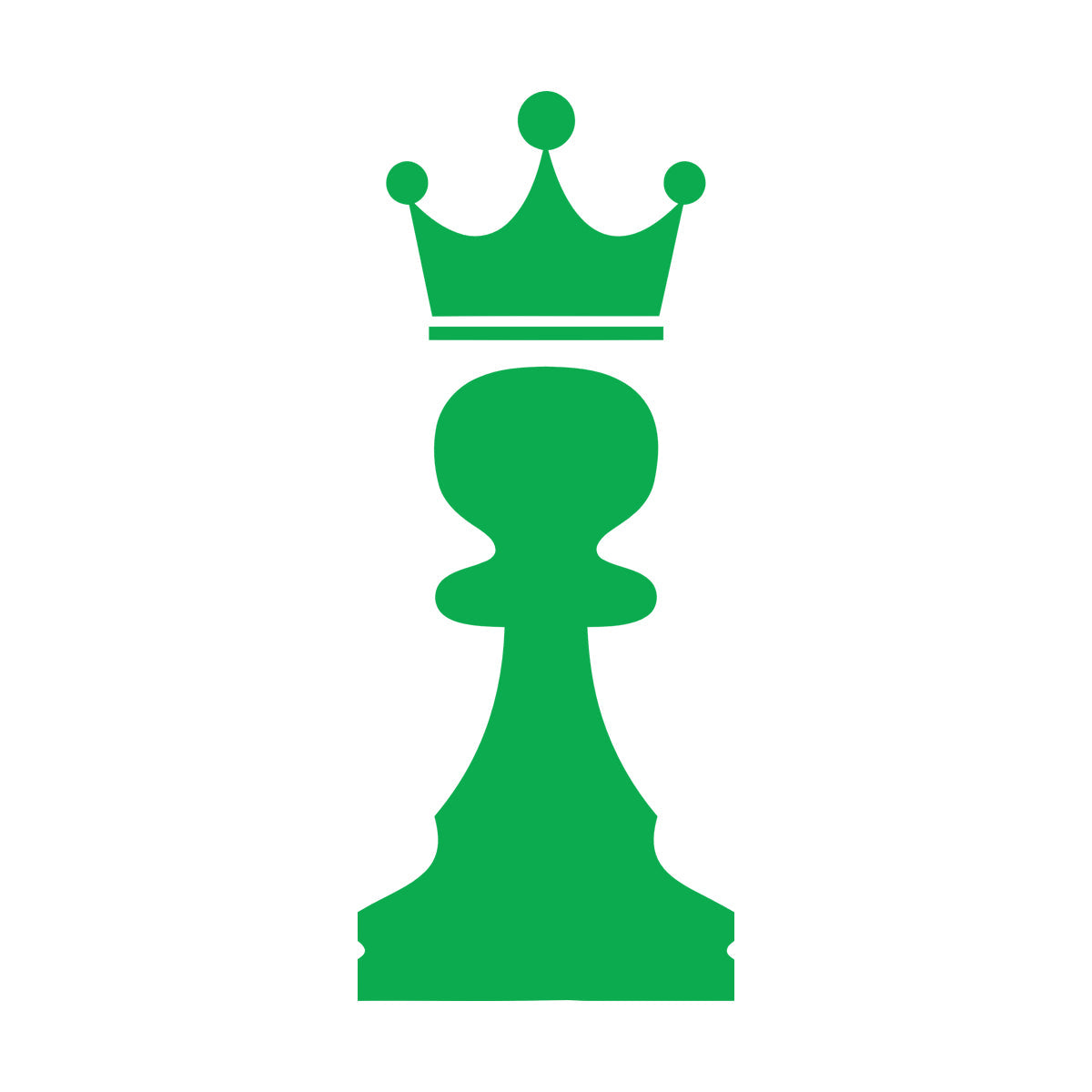 Vinyl Art Sticker Crown Chess Piece Club Intellectual Game Art Mural Painting