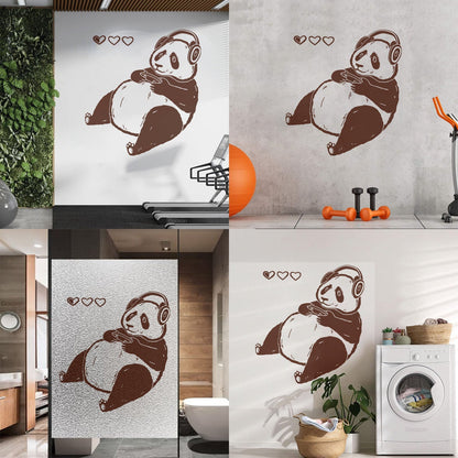 Lettering Decals Cute Cartoon Panda Game Waterproof