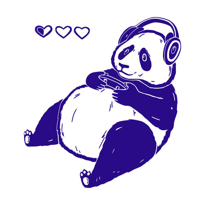 Lettering Decals Cute Cartoon Panda Game Waterproof