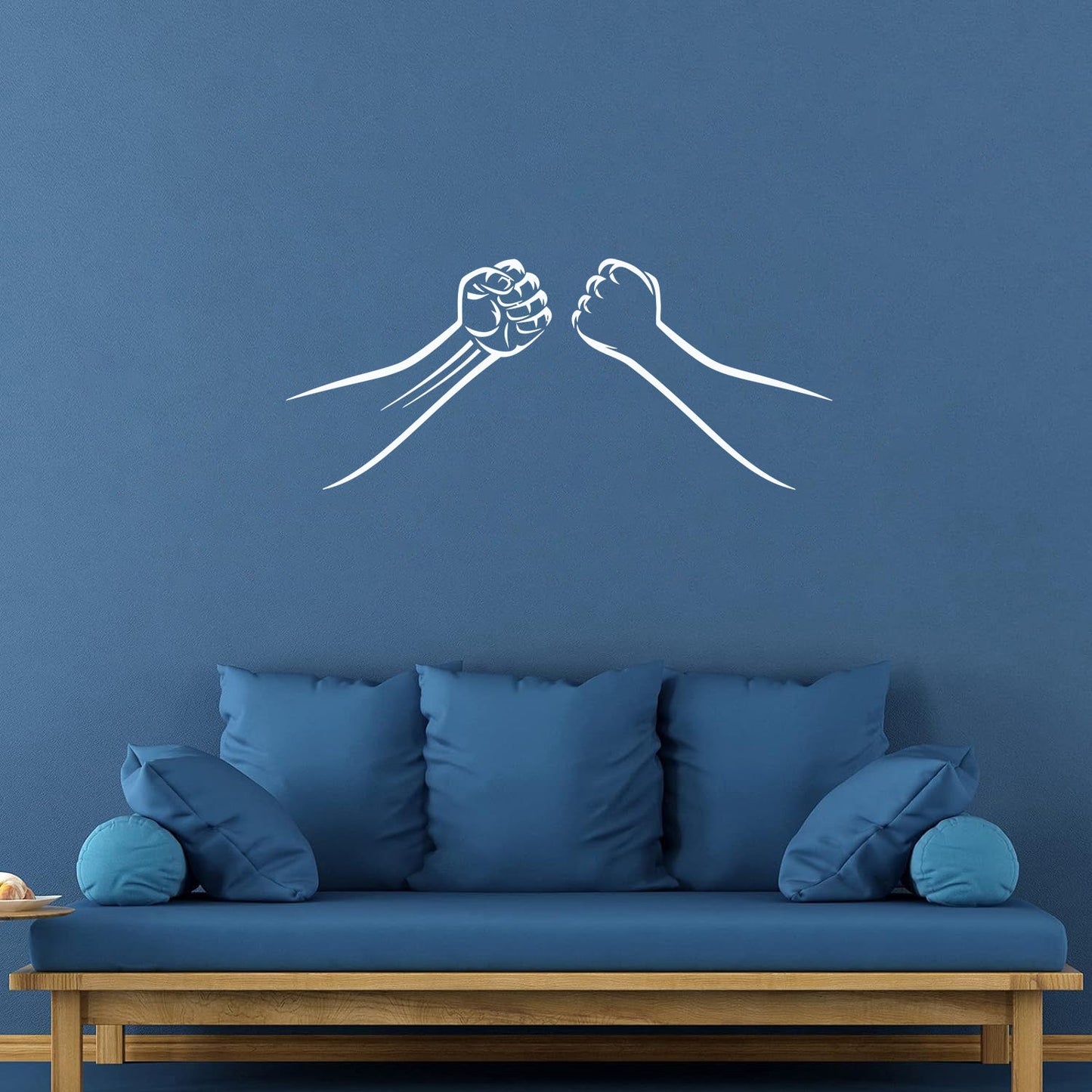 Wall Decals Paster Paper Fist Man'S Hands Sports Training Fight Club Waterproof