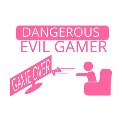 Fine Carving Decals Game Over Joystick Gaming Boy'S Tattoo Culture