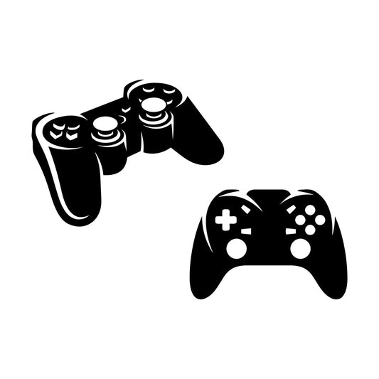 Wall Decals Pvc Game Joystick Console Teen Boys Zone Wall Beautification