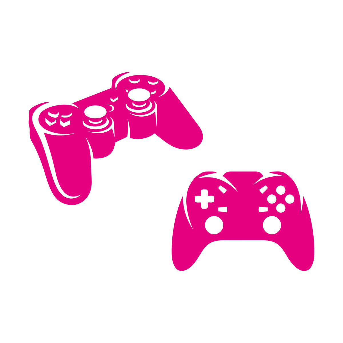 Wall Decals Pvc Game Joystick Console Teen Boys Zone Wall Beautification