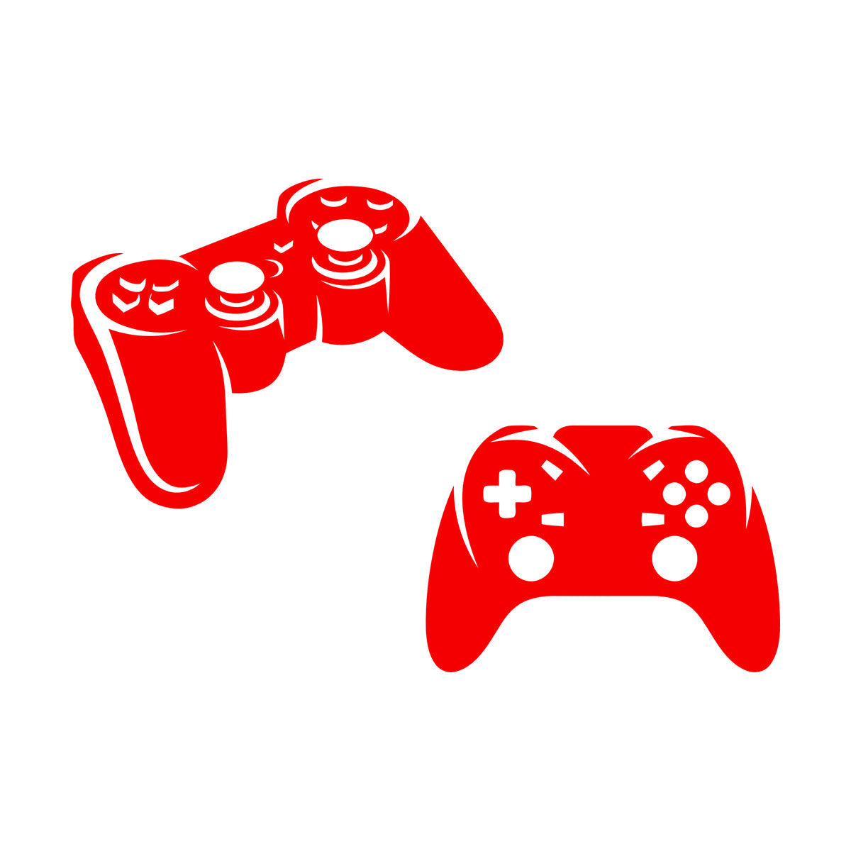 Wall Decals Pvc Game Joystick Console Teen Boys Zone Wall Beautification