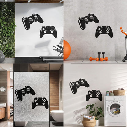 Wall Decals Pvc Game Joystick Console Teen Boys Zone Wall Beautification