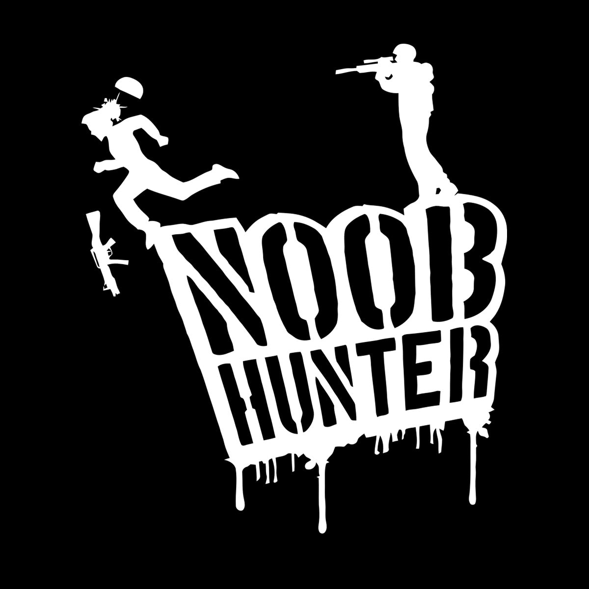 Engraving Decals Game Shooting Video Game Noob Hunter Removable Without Leaving Glue