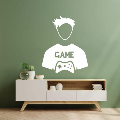 Fine Carving Decals Game Video Game Kids Boy Play Art Mural Painting