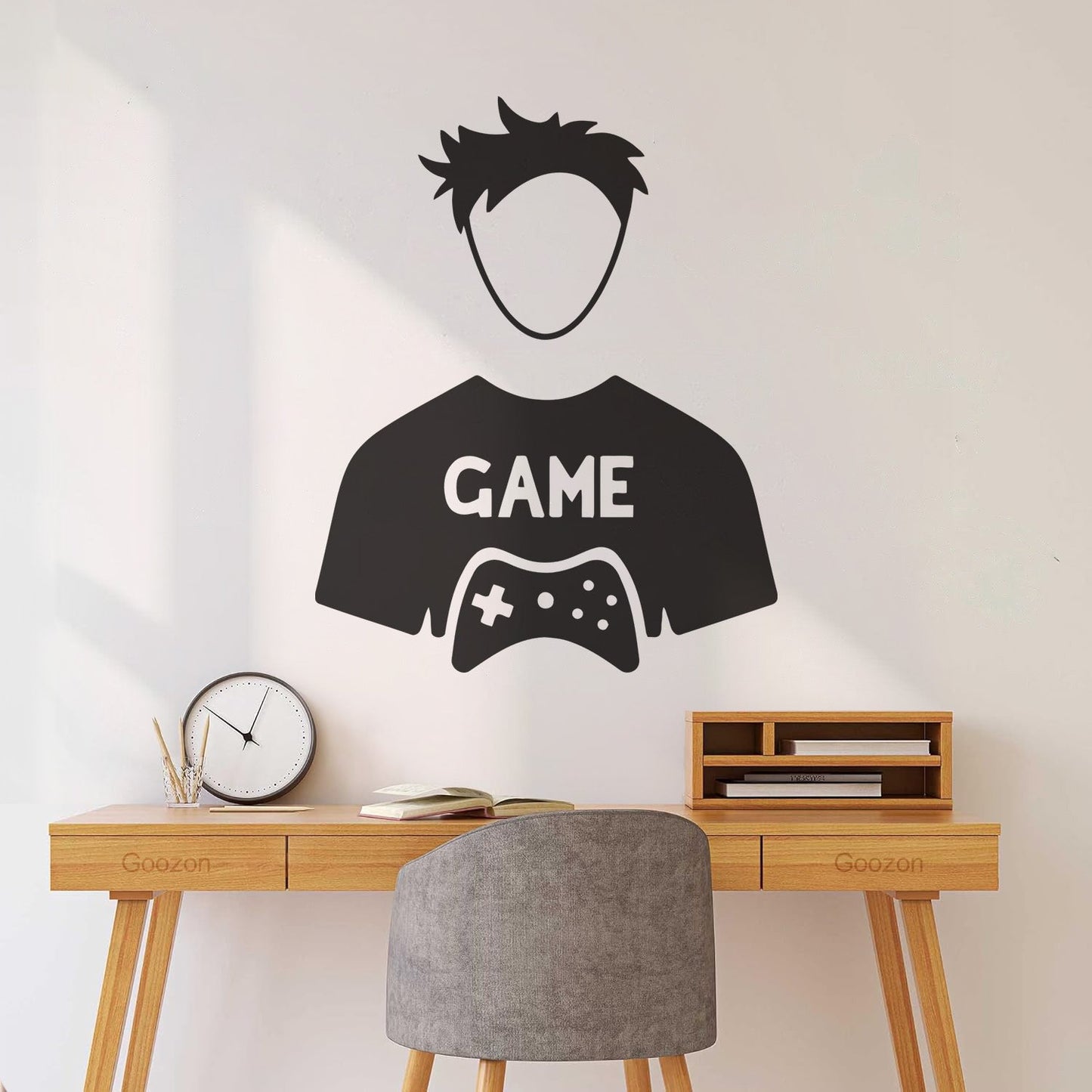 Fine Carving Decals Game Video Game Kids Boy Play Art Mural Painting